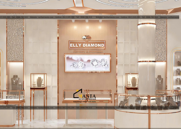 Thiết Kế Tiệm Trang Sức Elly Diamond